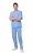 Костюм хирурга универсальный: блуза, брюки голубой 
