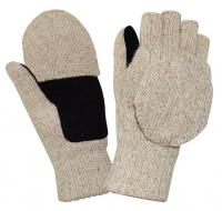Перчатки-варежки АЙСЕР со спилковыми накладками (утеп.Тинсулейт)