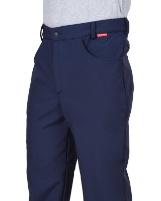 Брюки "АЗОВ" синие софтшелл пл. 350 г/кв.м