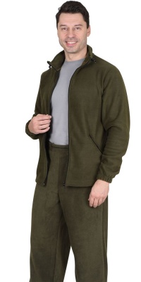 Куртка флисовая 260г/кв.м оливковая 
