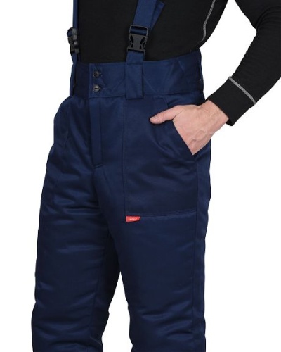 Костюм "Рост-Арктика": курт.брюки, синий с васильковым и СОП 50мм