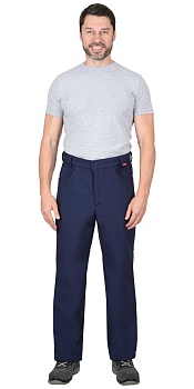 Брюки "АЗОВ" синие софтшелл пл. 350 г/кв.м