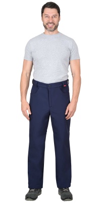 Брюки "АЗОВ" синие софтшелл пл. 350 г/кв.м