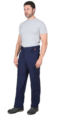 Брюки "АЗОВ" синие софтшелл пл. 350 г/кв.м