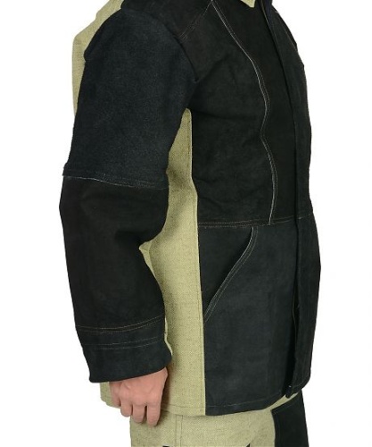 Костюм сварщика: куртка, брюки брезентовый со спилком (2,7 кв.м) тип В