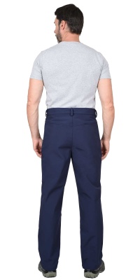 Брюки "АЗОВ" синие софтшелл пл. 350 г/кв.м