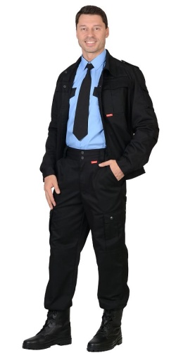 Костюм "ТАЙФУН" : куртка, брюки Тк. Rodos (245 гр/кв.м) черный