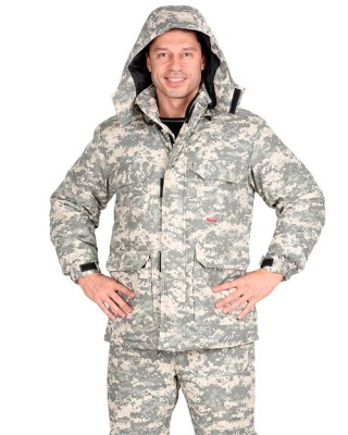 Костюм "Мустанг" зимний: куртка, п/комб. (тк.Рип-Стоп) КМФ Пустыня 